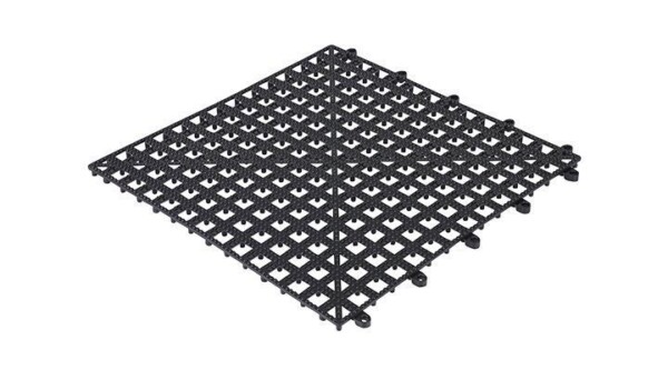 33cm Black Shelf Tile For Bar Glass Storage