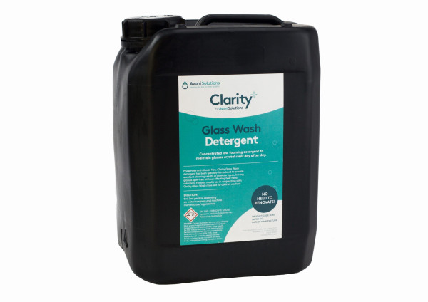 CLARITY Glasswasher Detergent 2 x 5 Litre